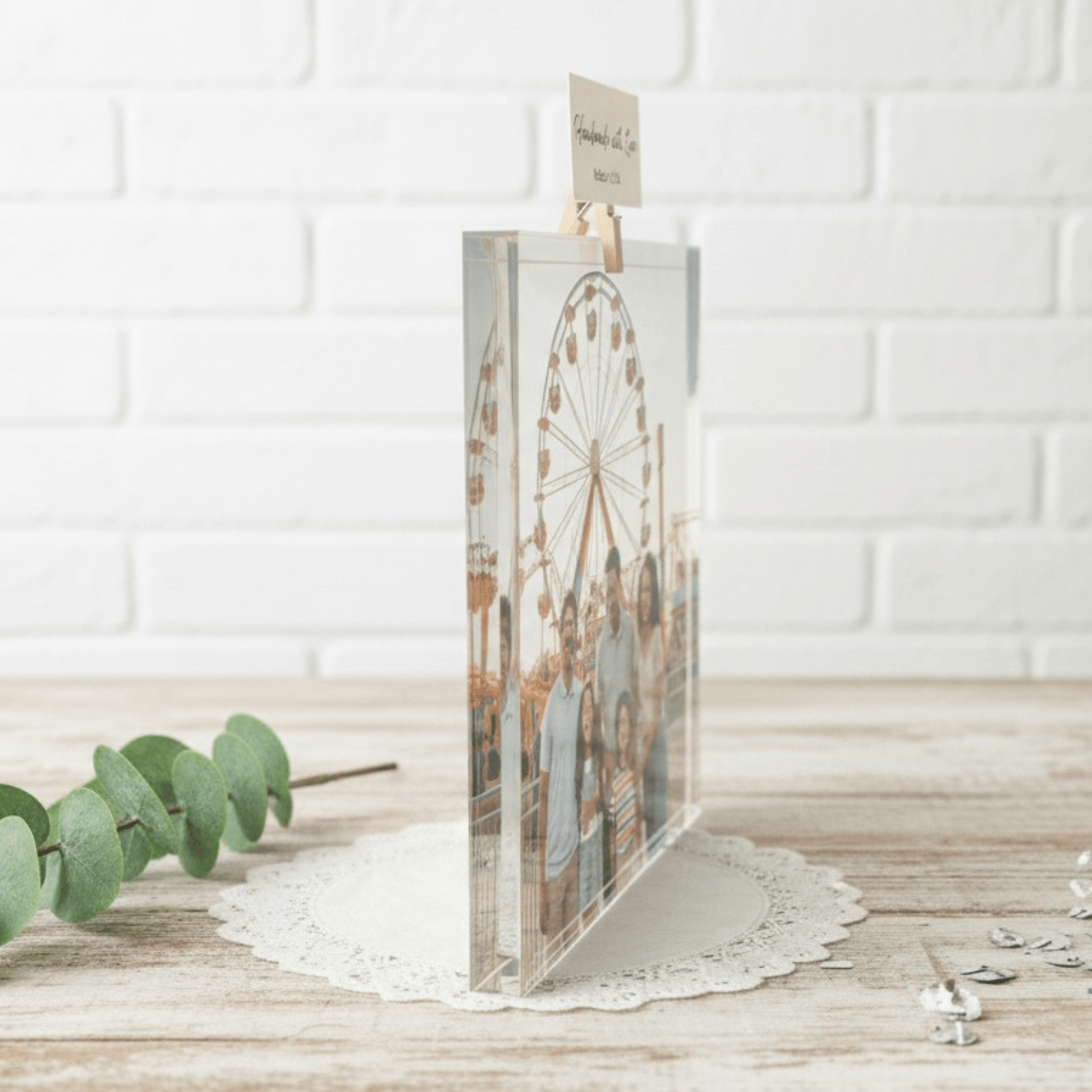 ✨ ¾″ Acrylic Photo Block — crystal - clear depth for your best memories – Custom Home Decor by PixelCraft360, unique decoration for events and special gifts