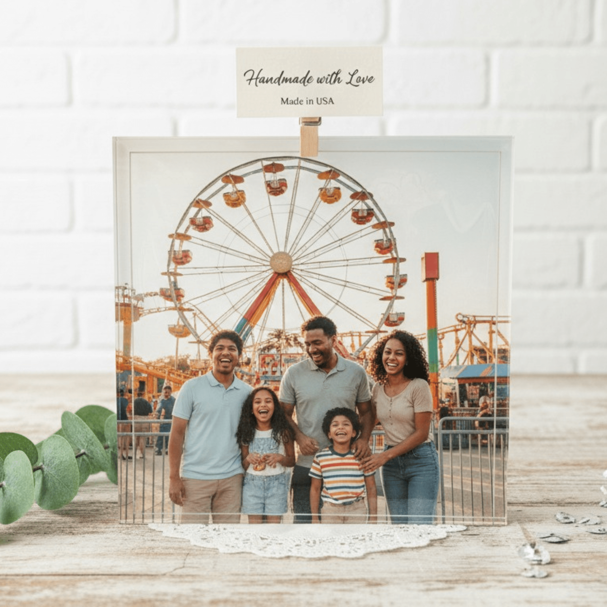 ✨ ¾″ Acrylic Photo Block — crystal - clear depth for your best memories – Custom Home Decor by PixelCraft360, unique decoration for events and special gifts