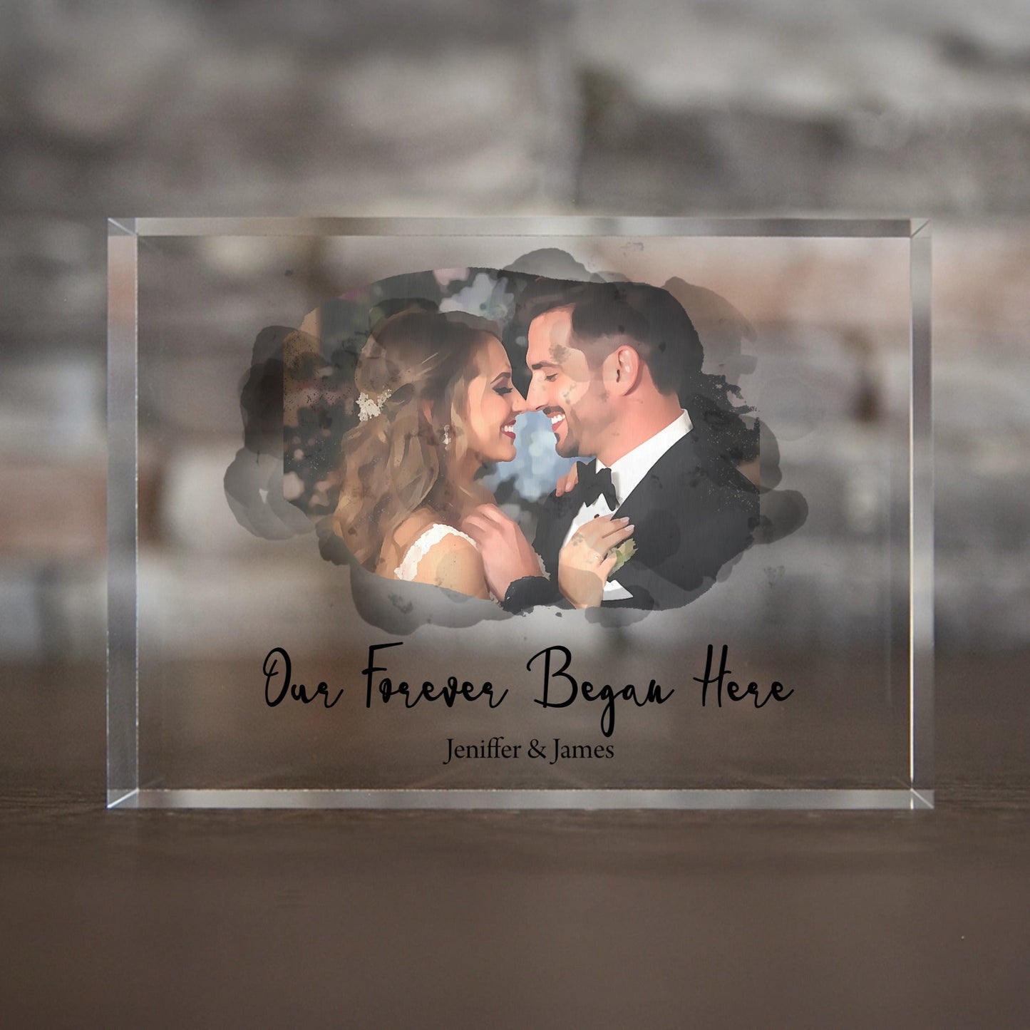 Acrylic Rectangle – Custom by PixelCraft360, unique decoration for events and special gifts