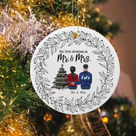 Ceramic Circle Ornaments – Custom by PixelCraft360, unique decoration for events and special gifts