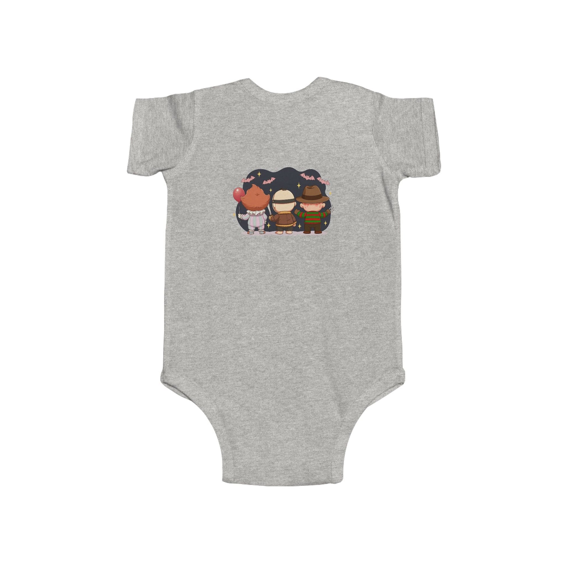 Nightmare Squad Baby Bodysuit | Infant Halloween Outfit, Funny Horror Baby Clothing, Creepy Cotton Onesie, Baby Shower Gift – Custom Kids clothes by PixelCraft360, unique decoration for events and special gifts
