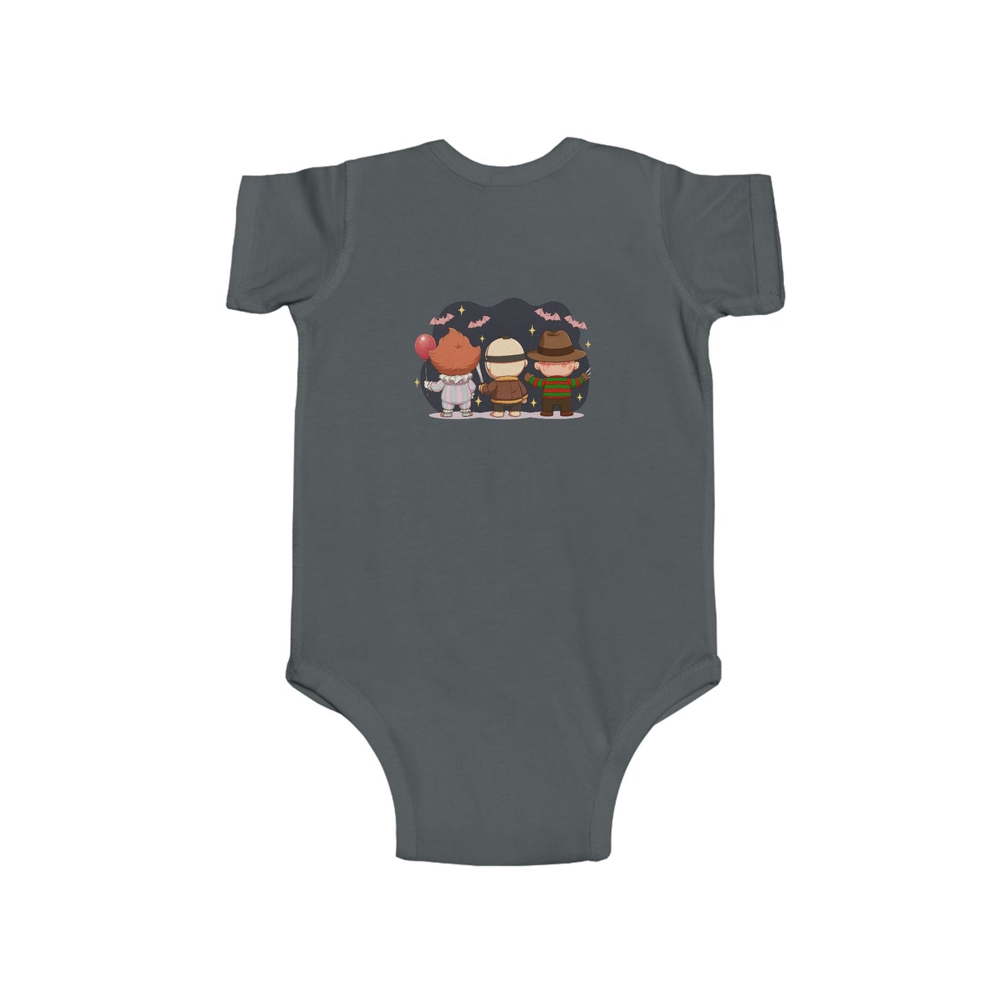 Nightmare Squad Baby Bodysuit | Infant Halloween Outfit, Funny Horror Baby Clothing, Creepy Cotton Onesie, Baby Shower Gift – Custom Kids clothes by PixelCraft360, unique decoration for events and special gifts