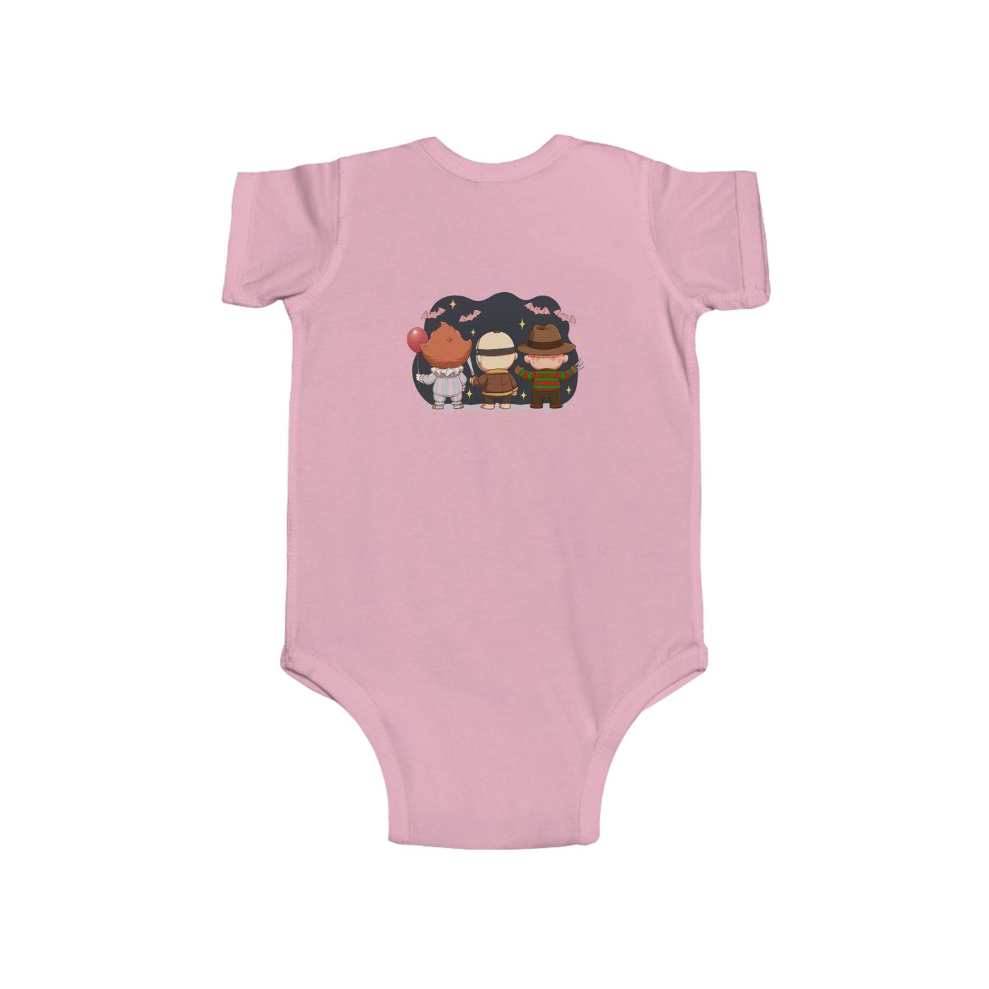 Nightmare Squad Baby Bodysuit | Infant Halloween Outfit, Funny Horror Baby Clothing, Creepy Cotton Onesie, Baby Shower Gift – Custom Kids clothes by PixelCraft360, unique decoration for events and special gifts