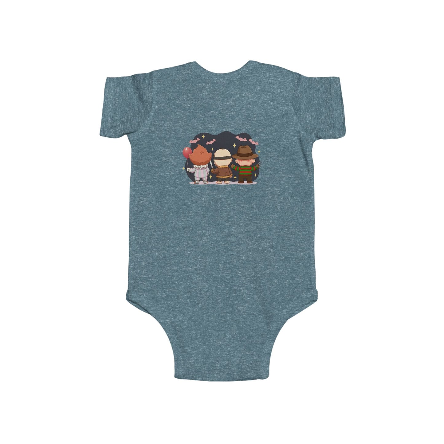 Nightmare Squad Baby Bodysuit | Infant Halloween Outfit, Funny Horror Baby Clothing, Creepy Cotton Onesie, Baby Shower Gift – Custom Kids clothes by PixelCraft360, unique decoration for events and special gifts