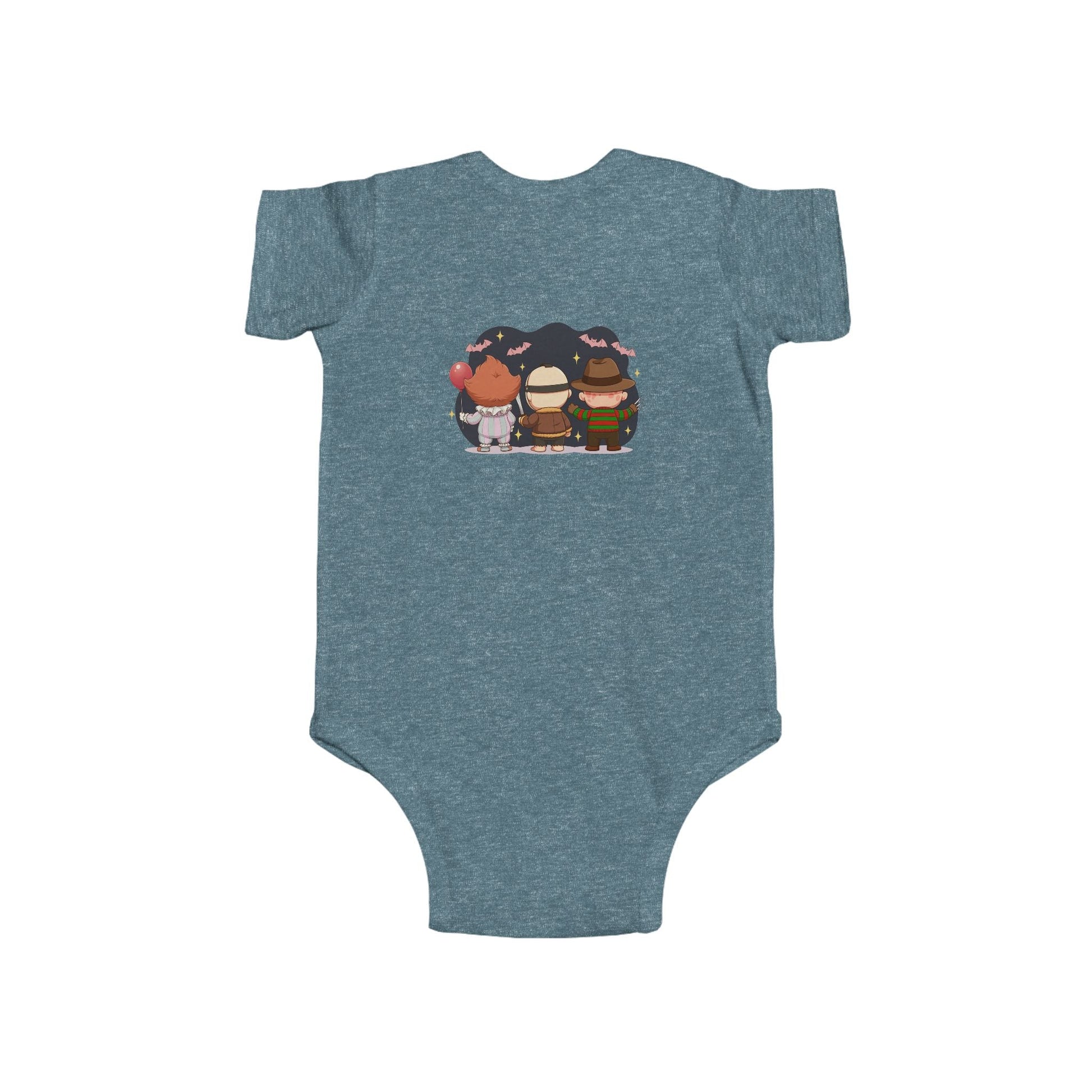 Nightmare Squad Baby Bodysuit | Infant Halloween Outfit, Funny Horror Baby Clothing, Creepy Cotton Onesie, Baby Shower Gift – Custom Kids clothes by PixelCraft360, unique decoration for events and special gifts