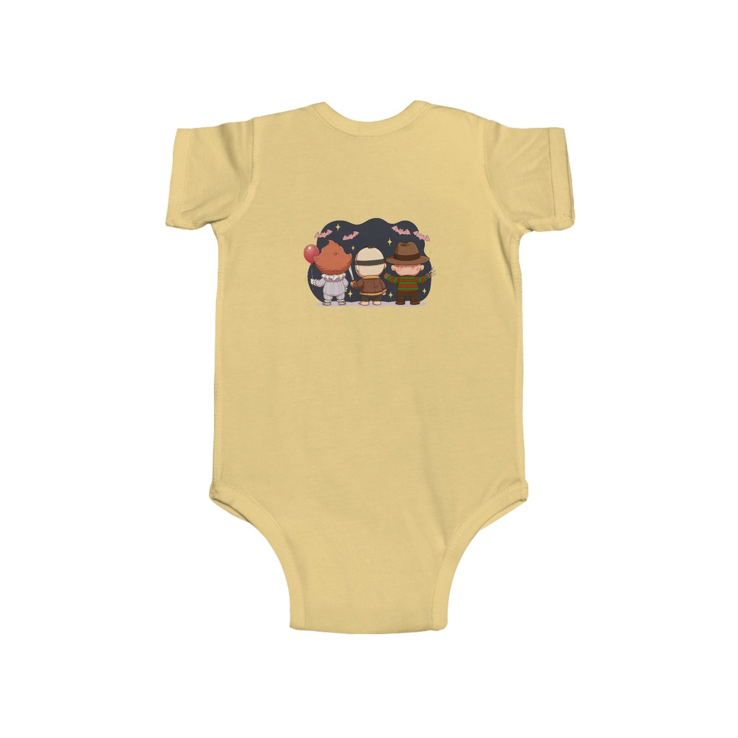 Nightmare Squad Baby Bodysuit | Infant Halloween Outfit, Funny Horror Baby Clothing, Creepy Cotton Onesie, Baby Shower Gift – Custom Kids clothes by PixelCraft360, unique decoration for events and special gifts