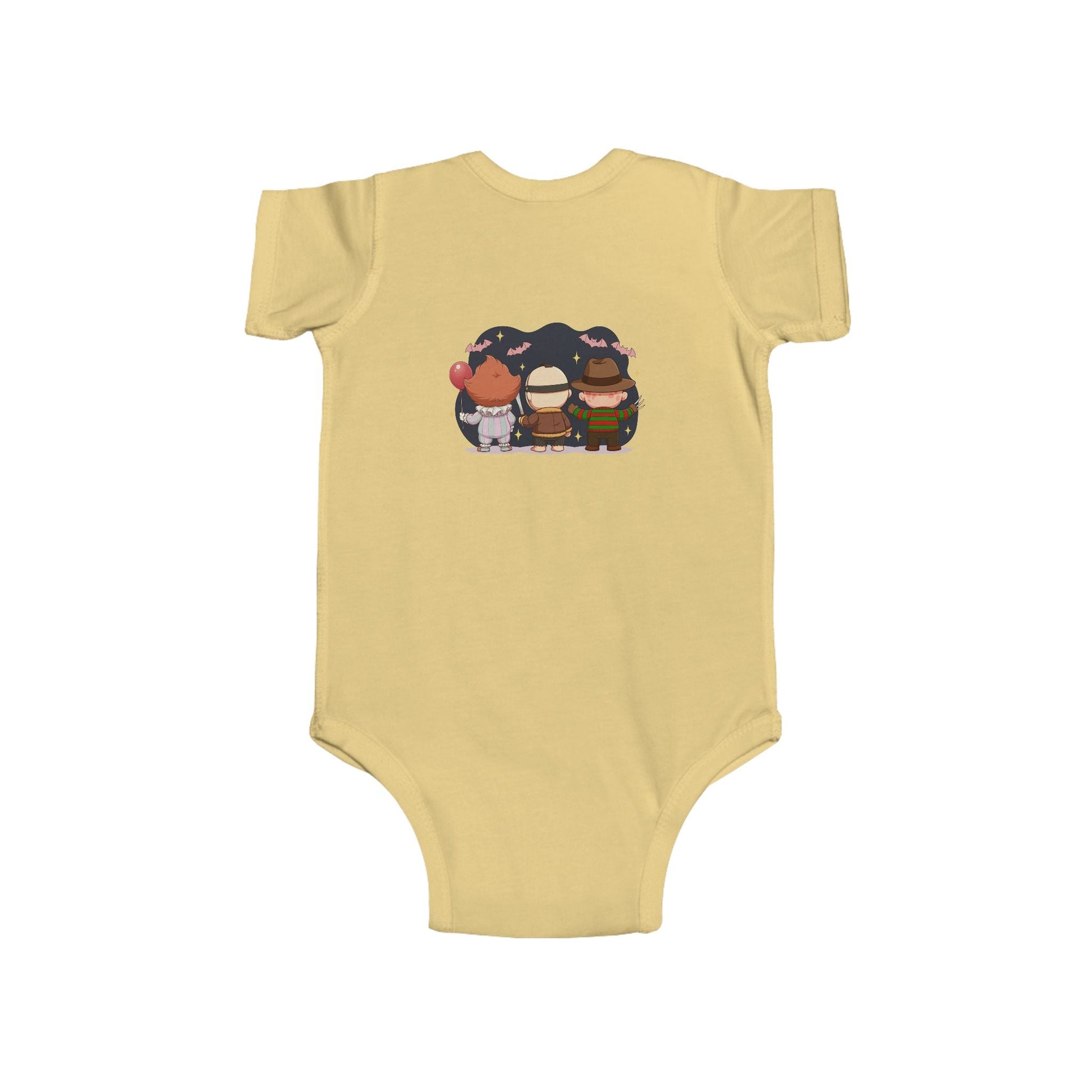 Nightmare Squad Baby Bodysuit | Infant Halloween Outfit, Funny Horror Baby Clothing, Creepy Cotton Onesie, Baby Shower Gift – Custom Kids clothes by PixelCraft360, unique decoration for events and special gifts