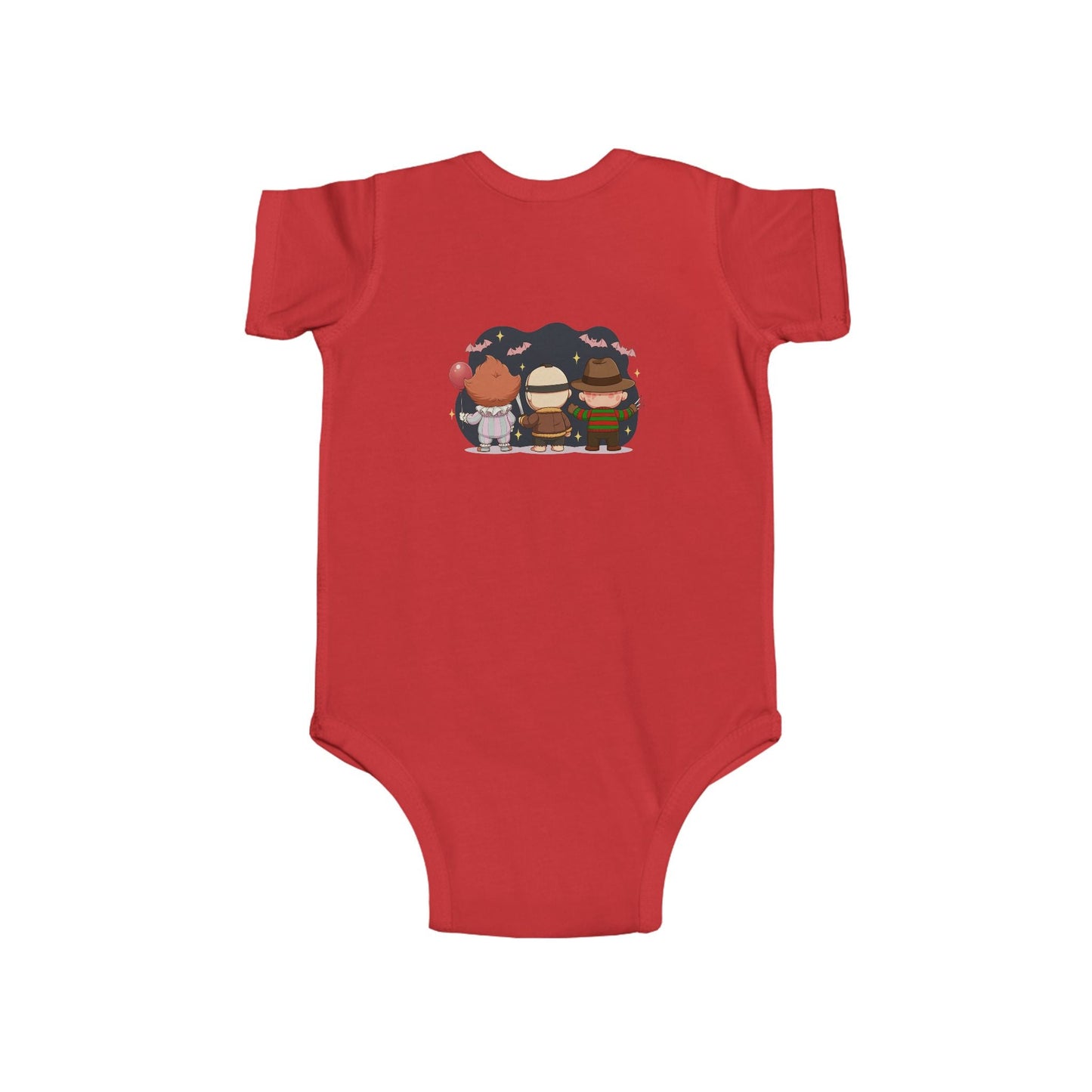 Nightmare Squad Baby Bodysuit | Infant Halloween Outfit, Funny Horror Baby Clothing, Creepy Cotton Onesie, Baby Shower Gift – Custom Kids clothes by PixelCraft360, unique decoration for events and special gifts