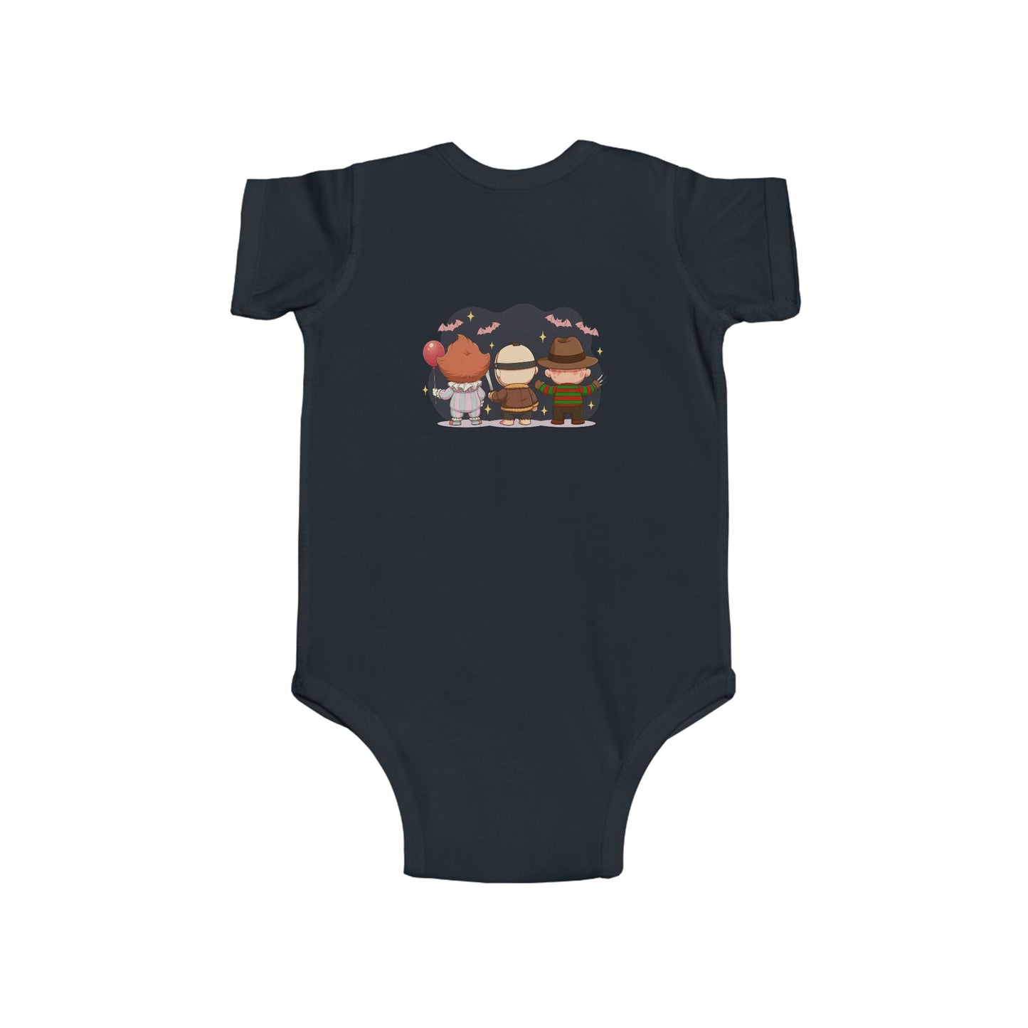Nightmare Squad Baby Bodysuit | Infant Halloween Outfit, Funny Horror Baby Clothing, Creepy Cotton Onesie, Baby Shower Gift – Custom Kids clothes by PixelCraft360, unique decoration for events and special gifts
