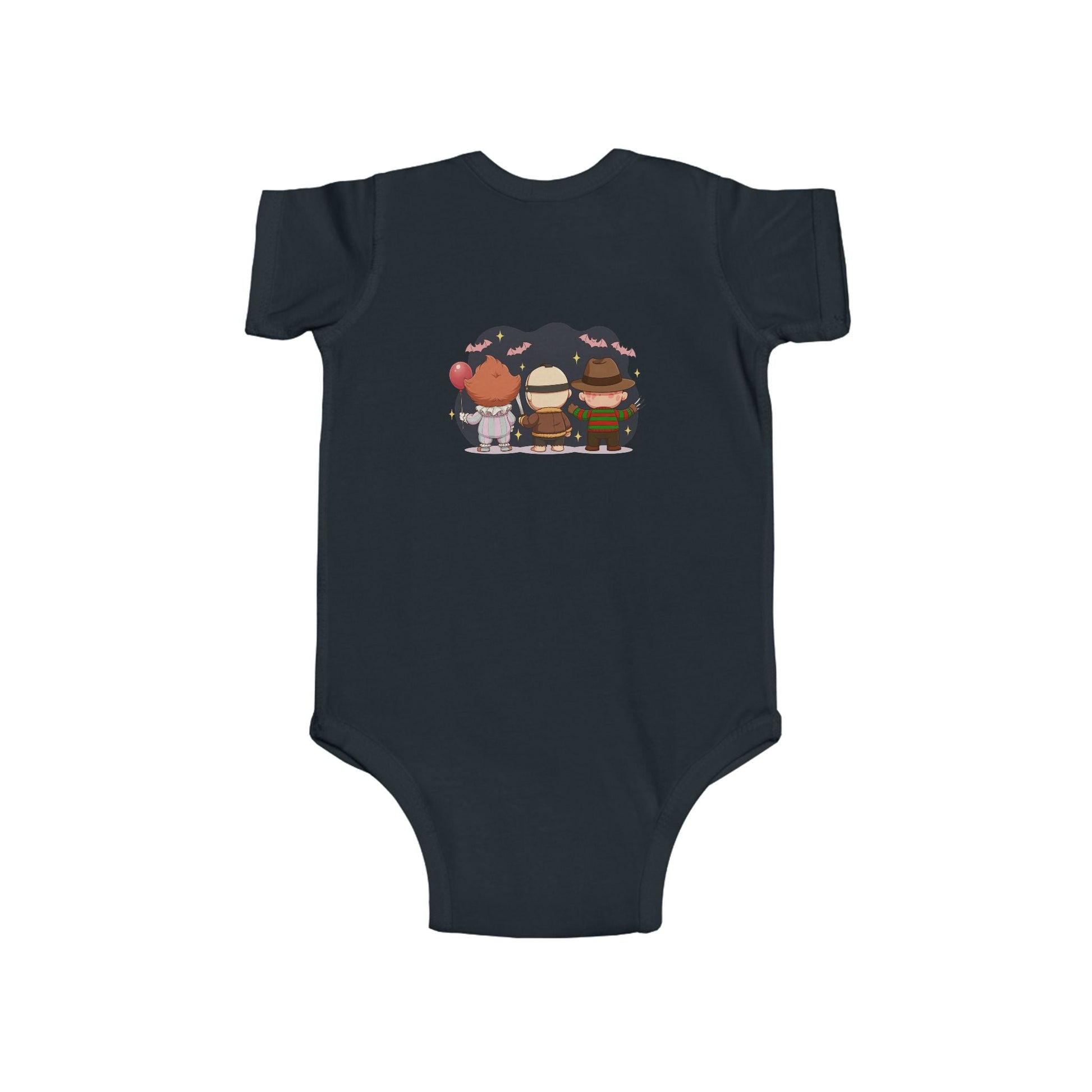 Nightmare Squad Baby Bodysuit | Infant Halloween Outfit, Funny Horror Baby Clothing, Creepy Cotton Onesie, Baby Shower Gift – Custom Kids clothes by PixelCraft360, unique decoration for events and special gifts