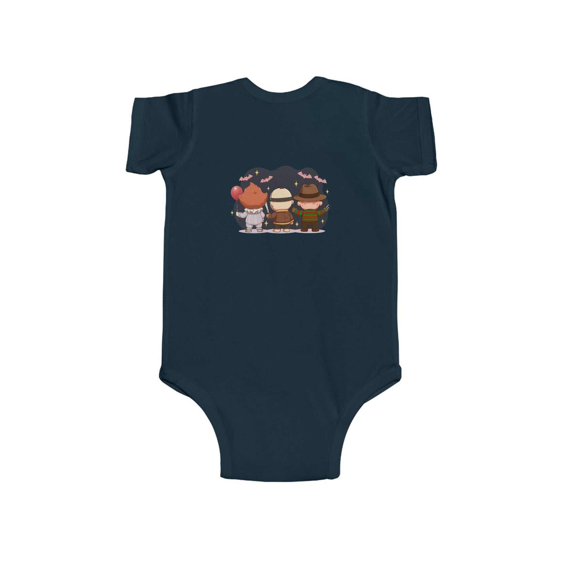 Nightmare Squad Baby Bodysuit | Infant Halloween Outfit, Funny Horror Baby Clothing, Creepy Cotton Onesie, Baby Shower Gift – Custom Kids clothes by PixelCraft360, unique decoration for events and special gifts