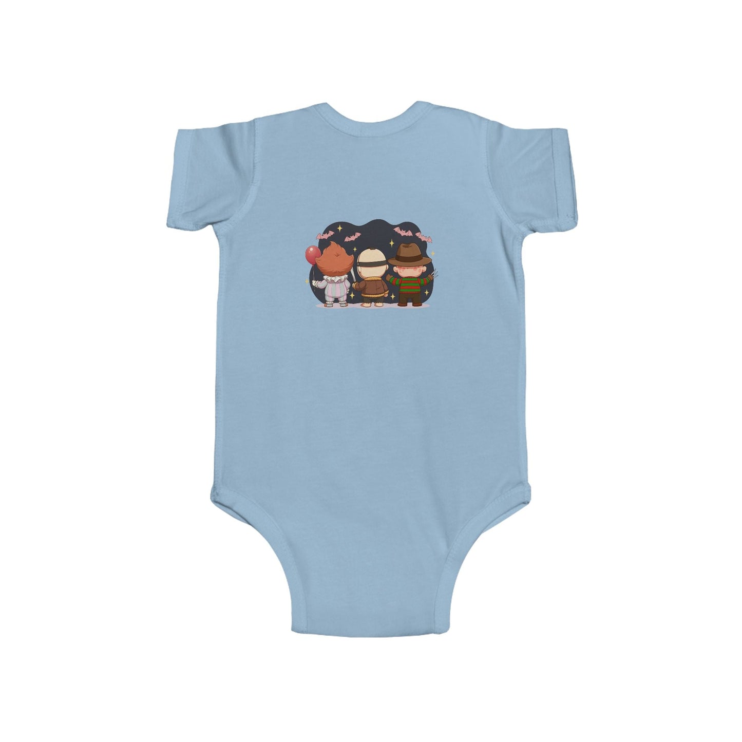 Nightmare Squad Baby Bodysuit | Infant Halloween Outfit, Funny Horror Baby Clothing, Creepy Cotton Onesie, Baby Shower Gift – Custom Kids clothes by PixelCraft360, unique decoration for events and special gifts