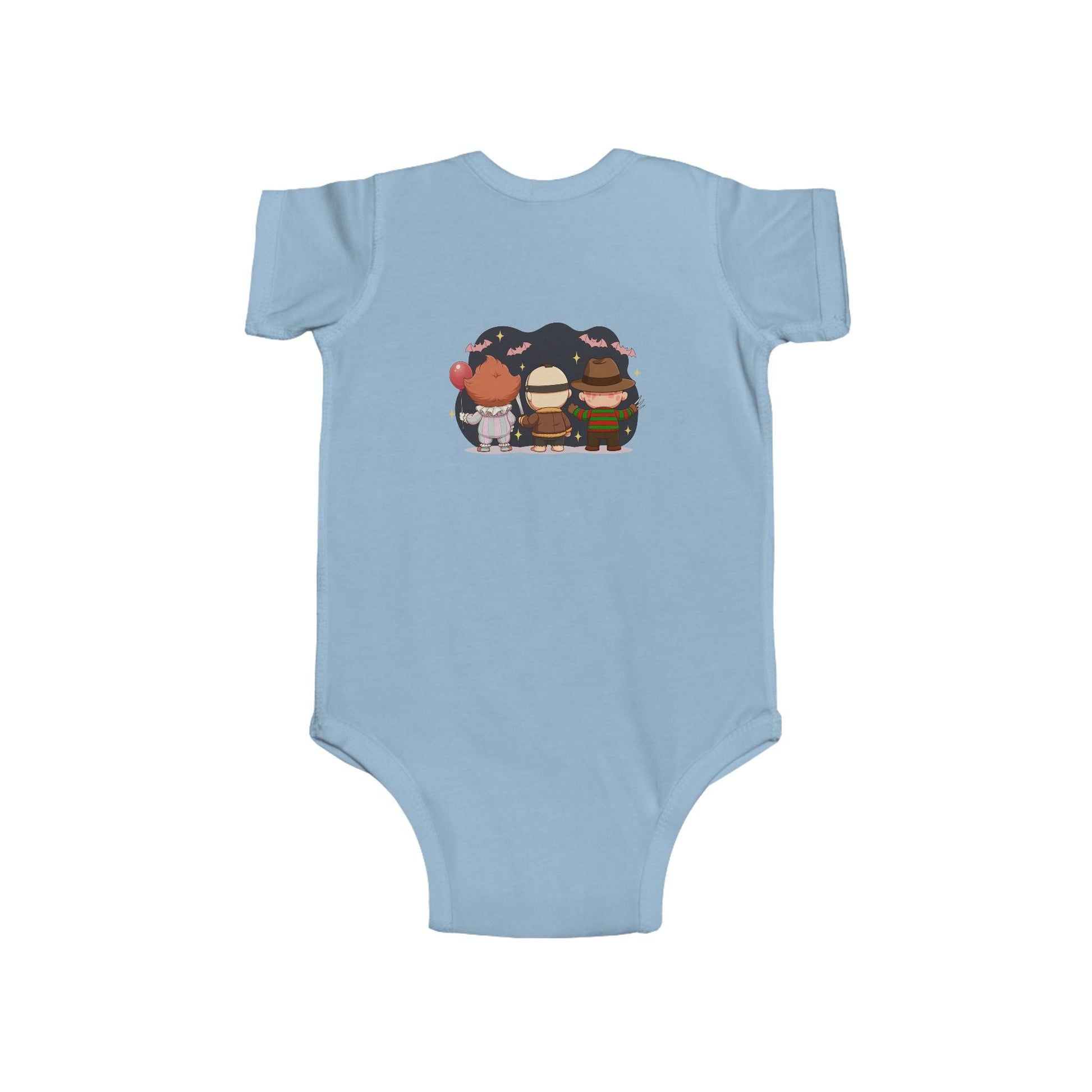 Nightmare Squad Baby Bodysuit | Infant Halloween Outfit, Funny Horror Baby Clothing, Creepy Cotton Onesie, Baby Shower Gift – Custom Kids clothes by PixelCraft360, unique decoration for events and special gifts