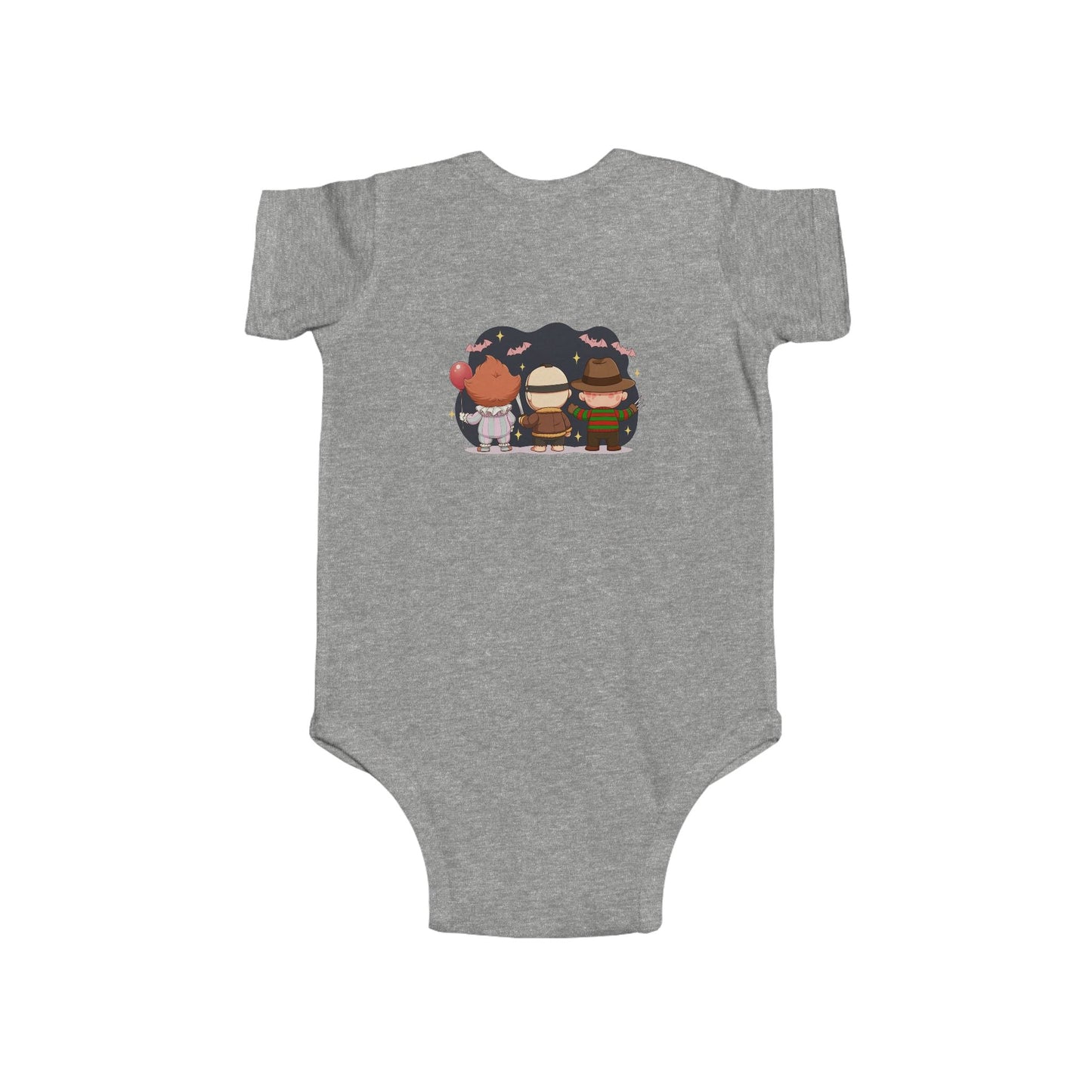 Nightmare Squad Baby Bodysuit | Infant Halloween Outfit, Funny Horror Baby Clothing, Creepy Cotton Onesie, Baby Shower Gift – Custom Kids clothes by PixelCraft360, unique decoration for events and special gifts
