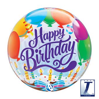 Happy Birthday Balloon - 3-Pack - Image 1