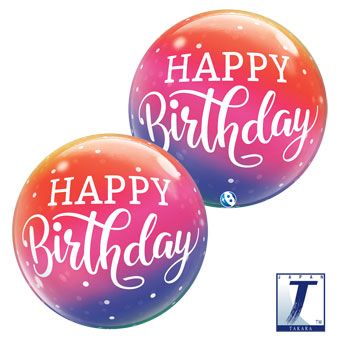 Happy Birthday Balloons - 3-Pack - Image 1