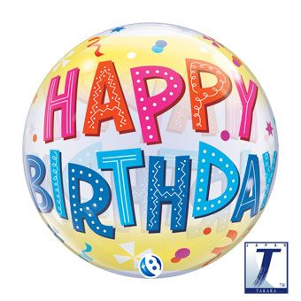 Happy Birthday Balloon - 3-Pack - Image 1