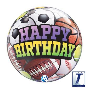 Sports Balls Balloon - 3-Pack - Image 1