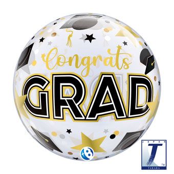 Congrats Grad Balloon - 3-Pack - Image 1