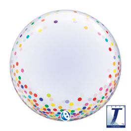 Colorful Confetti Dots Balloon 24 Inch Foil - Party Decor - Image 1
