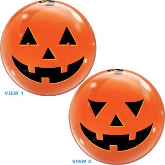 Halloween Jack-O-Lantern Balloons - 3-Pack - Image 1