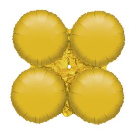 Gold Magic Arch Foil Balloons - Luxury Celebration Backdrop - Image 1