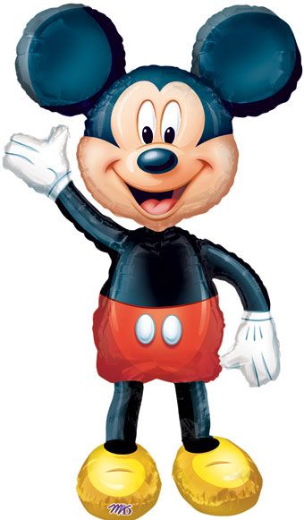 Mickey Mouse Balloon 18" Foil - Disney Birthday Party - Image 1