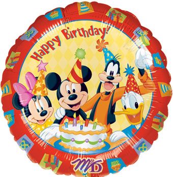 Mickey & Friends Balloons - 5-Pack - Image 1