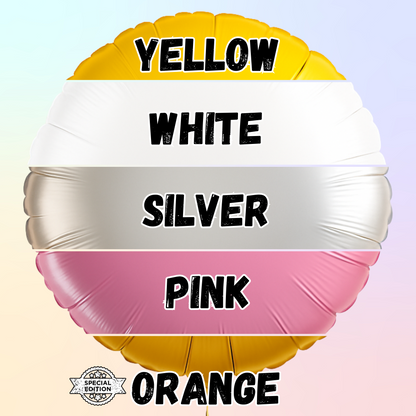 Personalized Round Shaped 18" Foil Balloons for All Events | Premium Custom Photo Balloon