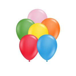 11 Inch Latex Balloons 100-Pack - Assorted Colors - Image 1