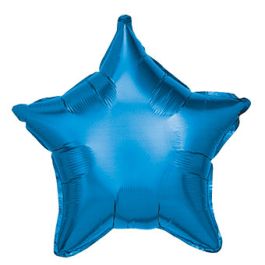 Blue Star Foil Balloon 19 Inch - Party Decor - Image 1