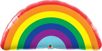 Rainbow Balloon 36" - 3-Pack - Image 1