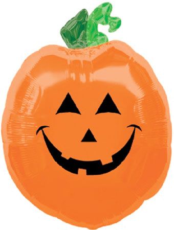 Jack-O-Lantern Balloon - 3-Pack - Image 1
