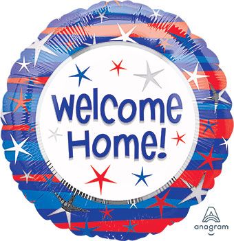 Welcome Home Patriotic Balloon - 5-Pack - Image 1
