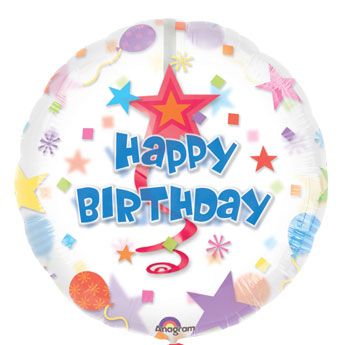 Happy Birthday Balloon 32" Foil - Party Supplies - Image 1