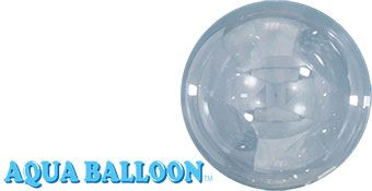 Aqua Balloon 4.9" Air Fill Only - Party Supplies - Image 1