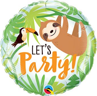 Sloth & Toucan Balloon - 5-Pack - Image 1