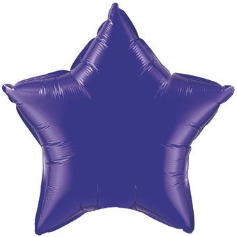 Purple Star Balloon - 3-Pack - Image 1