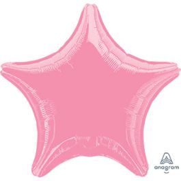 Pink Star Balloon 19 Inch Foil - Party Decoration - Image 1
