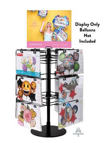 Display 24 Peg Counter Spinner Black - Image 1