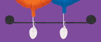Magnetic Balloon Fixture Black - Party Supplies - Image 1
