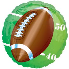 Football Field Foil Balloon - Sports Day Decoration (17-21") - Image 1