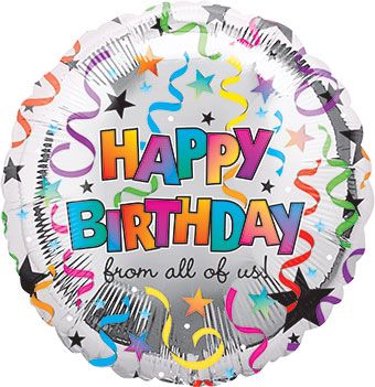 Happy Birthday Balloon - 5-Pack - Image 1