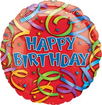 Happy Birthday Balloon - 5-Pack - Image 1