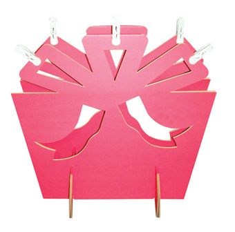 Red Gift Shape Display - 3-Pack - Image 1