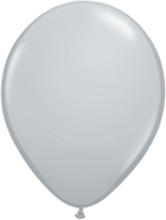 Gray Balloon - Bag of 100 - Image 1