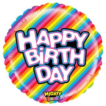 Happy Birthday Balloon - 3-Pack - Image 1