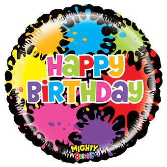 Happy Birthday Balloon - 3-Pack - Image 1