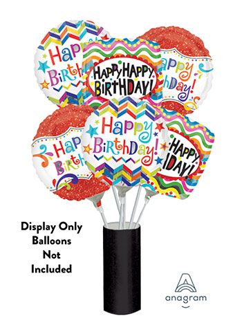 Happy Birthday Balloon 5-Pack - Image 1