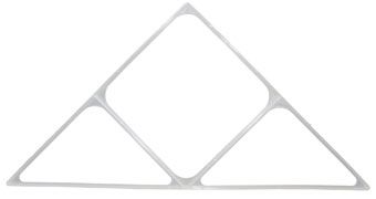 Plastic Triangle Decorator Pack 6 - Party Supplies - Image 1